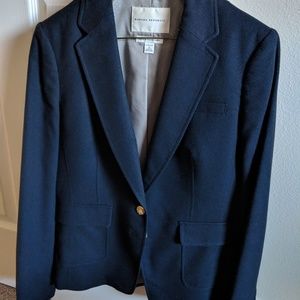 Banana Republic navy blue wool blazer, size 8